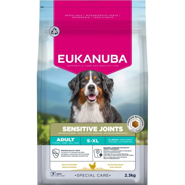 EUKANUBA Special Care Adult Sensitive Joints 2,3 kg krmivo pro dospělé psy s citlivými klouby