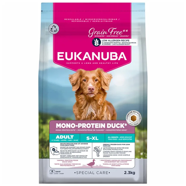 Eukanuba Special Care Mono-Protein Adult s kachnou - 12 kg