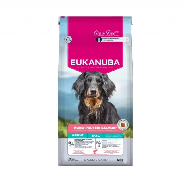 EUKANUBA Special Care Mono-Protein Adult Salmon 12 kg monoproteinové krmivo s lososem pro dospělé psy