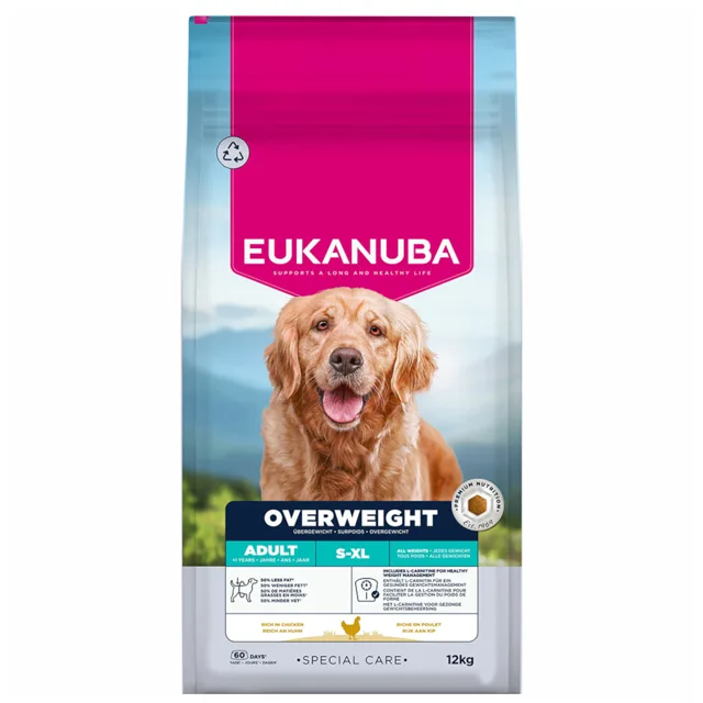 Eukanuba Special Care Overweight Adult - výhodné balení: 2 x 12 kg