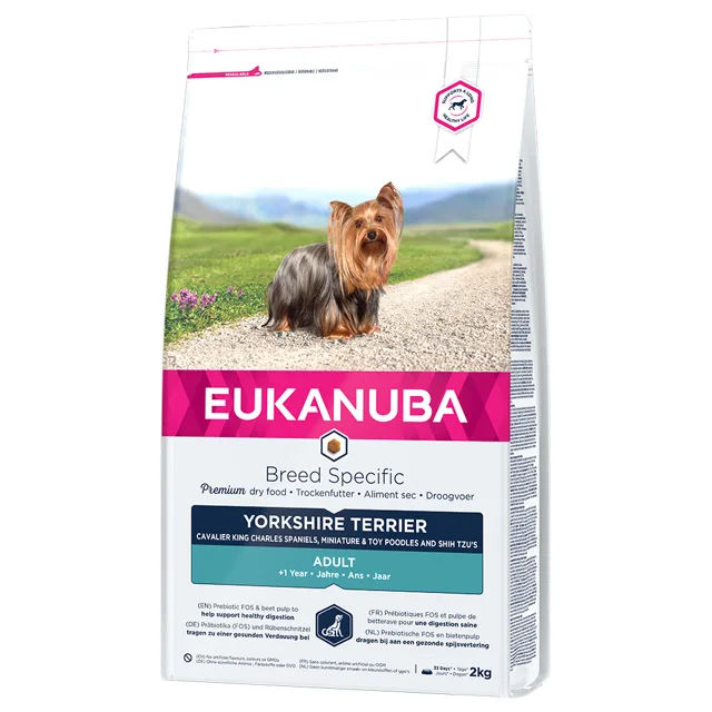 Eukanuba Yorkshire Terrier - výhodné balení: 3 x 2 kg