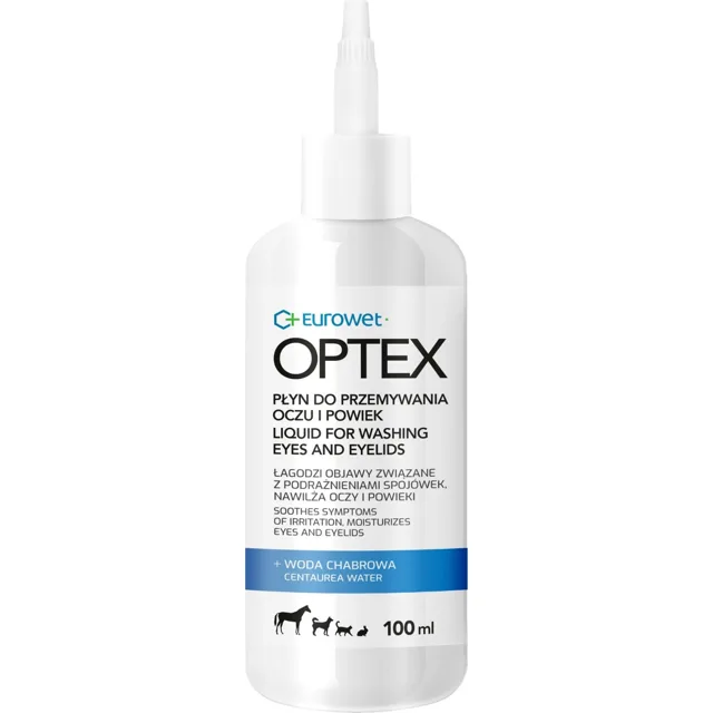 EUROWET Optex 100 ml roztok na mytí očí a víček pro psy a kočky