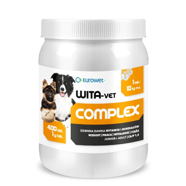 EUROWET Wita-Vet Complex 1G 400 tab. vitamíny a minerály pro psa