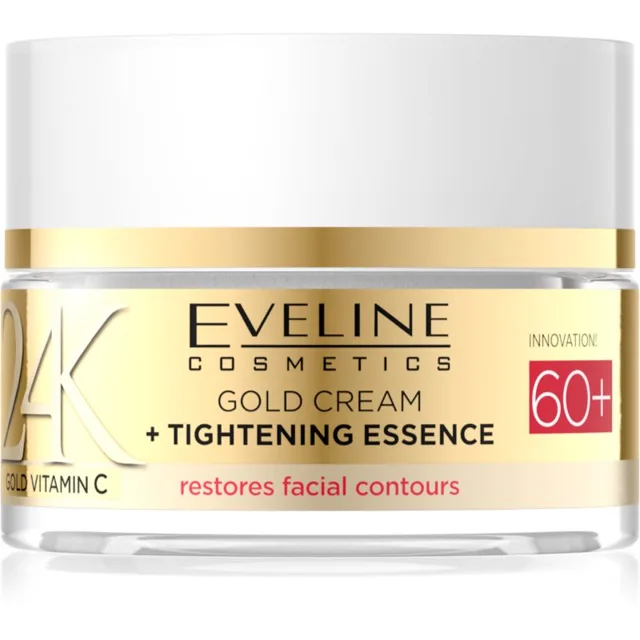 Eveline Cosmetics 24K Gold Vitamin C Gold Cream zpevňující krém 60+ 50 ml