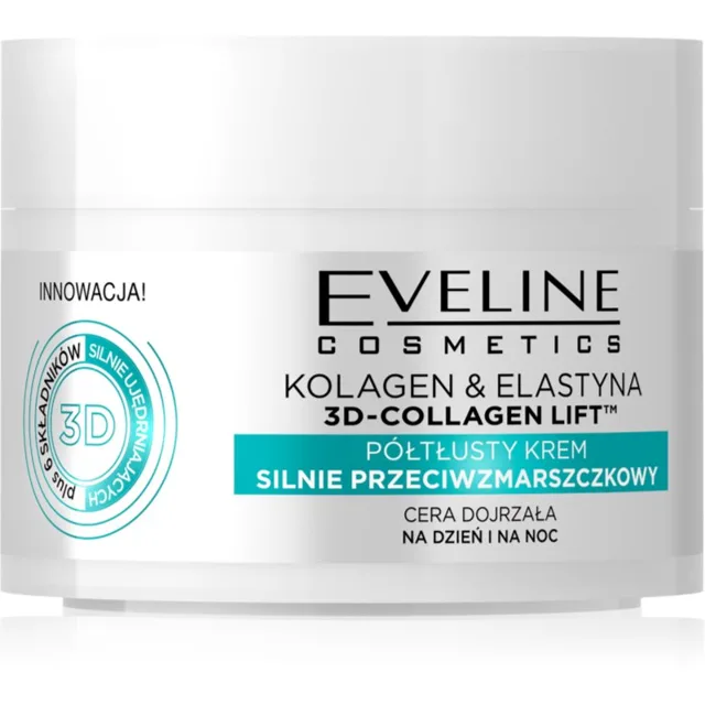 Eveline Cosmetics 3D Collagen Lift Cream krém proti vráskám 50 ml