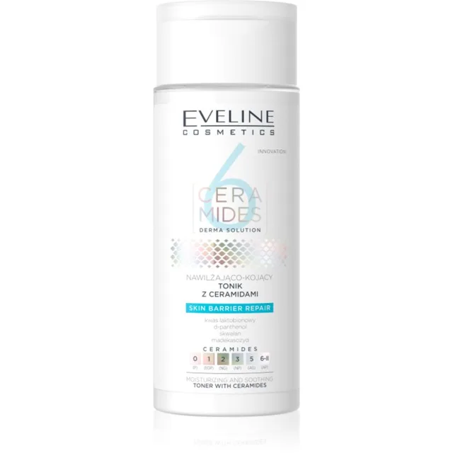 Eveline Cosmetics 6 Ceramides zjemňující a hydratační tonikum s ceramidy 150 ml