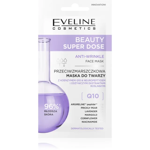 Eveline Cosmetics Beauty Super Dose Anti-Wrinkle protivrásková maska na obličej 8 ml