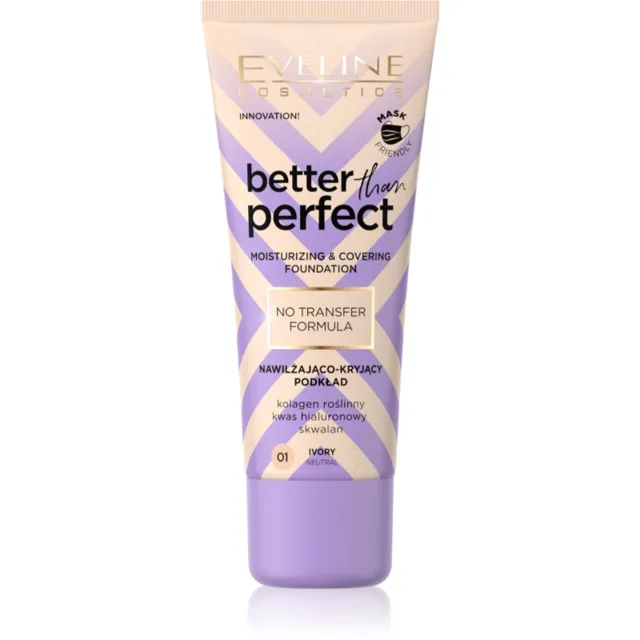 Eveline Cosmetics Better than Perfect Foundation krycí make-up s hydratačním účinkem odstín 01 Ivory Neutral 30 ml