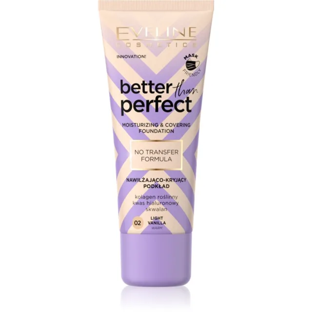 Eveline Cosmetics Better than Perfect Foundation krycí make-up s hydratačním účinkem odstín 02 Light Vanilla Warm 30 ml
