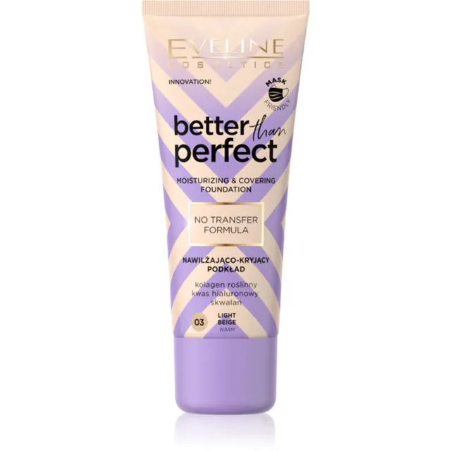 Eveline Cosmetics Better than Perfect Foundation krycí make-up s hydratačním účinkem odstín 03 Light Beige Warm 30 ml