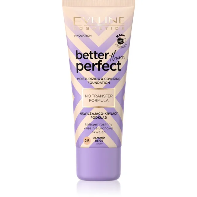 Eveline Cosmetics Better than Perfect Foundation krycí make-up s hydratačním účinkem odstín 2.5 Almond Beige Warm 30 ml