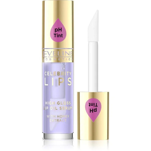 Eveline Cosmetics Celebrity Lips Lip Oil Serum olej na rty odstín 03 Violet 5 ml