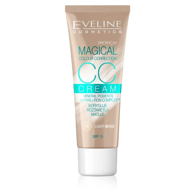 EVELINE COSMETICS Magical Correction - CC krém LIGHT BEIGE 30 ml