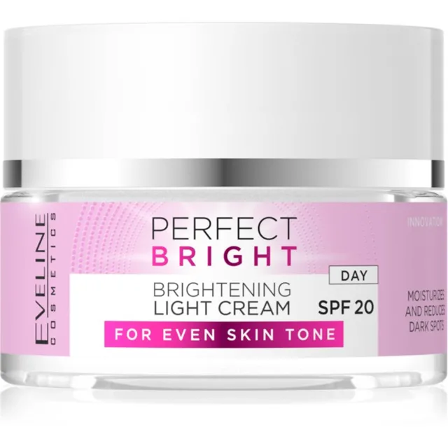 Eveline Cosmetics Perfect Bright Brightening Light Cream rozjasňující krém SPF 20 50 ml