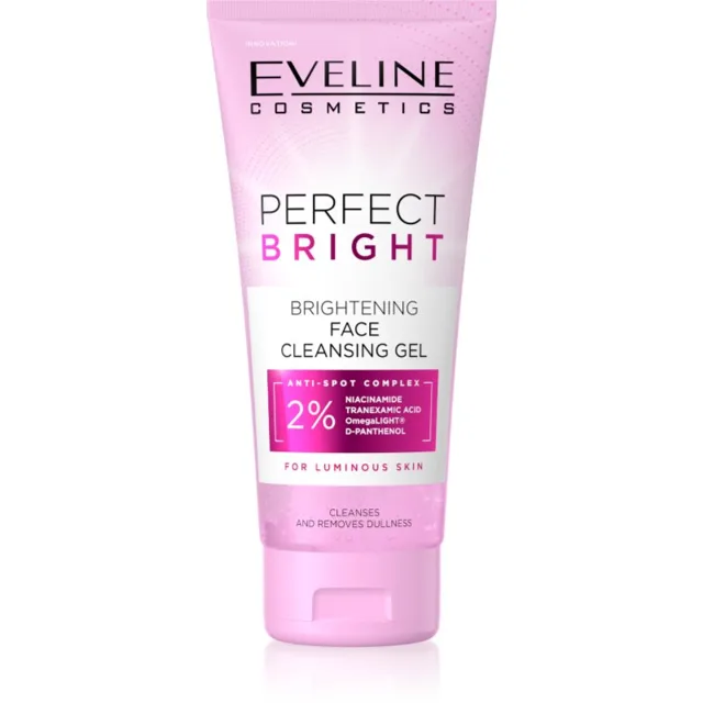 Eveline Cosmetics Perfect Bright Face Cleansing Gel rozjasňující čisticí gel 150 ml