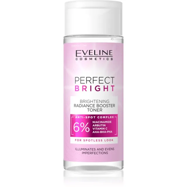 Eveline Cosmetics Perfect Bright Radiance Booster Toner rozjasňující tonikum 150 ml