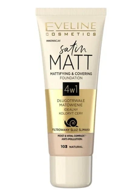 Eveline Cosmetics Satin Matt podkladový krém 103 natural 30 ml