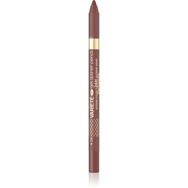 Eveline Cosmetics Variété Gel Lipliner tužka na rty odstín 09 Deep Brown 1 ks