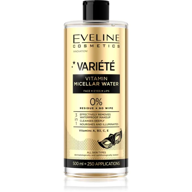Eveline Cosmetics Variété Vitamin Micelar Water micelární voda 500 ml