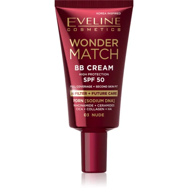Eveline Cosmetics Wonder Match BB Cream BB krém odstín Nude 30 ml