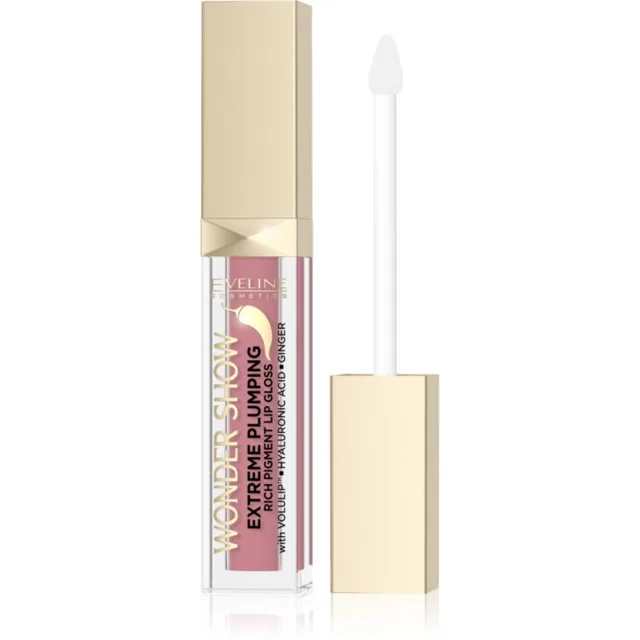 Eveline Cosmetics Wonder Show Extreme Plumping lesk na rty se zvětšujícím efektem odstín 01 Candy 6.8 ml