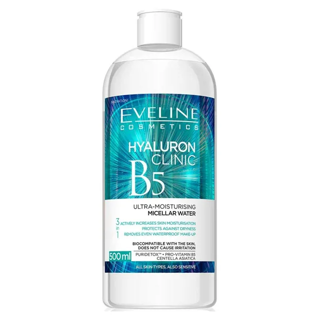 EVELINE Hyaluron Clinic Micelární voda 500 ml