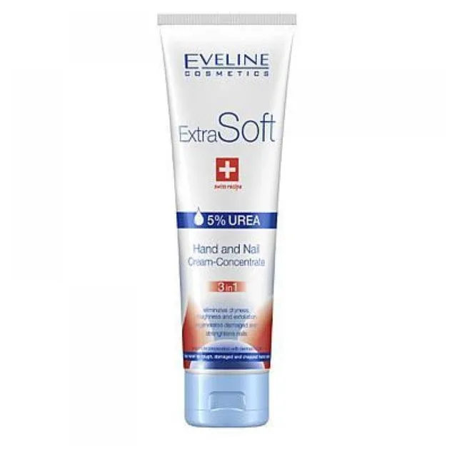 EVELINE Krém na ruce a nehty Extra Soft 3v1 100 ml