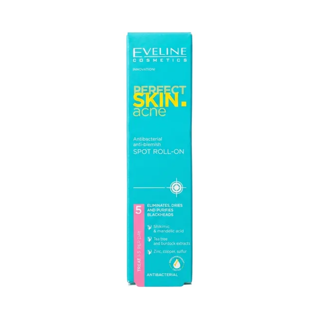 Eveline Perfect Skin Roll-on proti akné, 15 ml