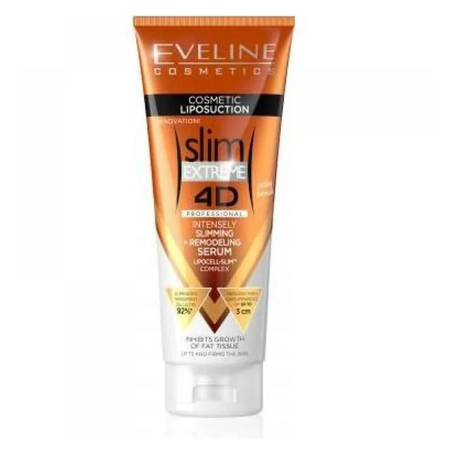 EVELINE Slim EXTREME 4D Liposuction Intenzivně zeštíhlující sérum s chladivým efektem 250 ml