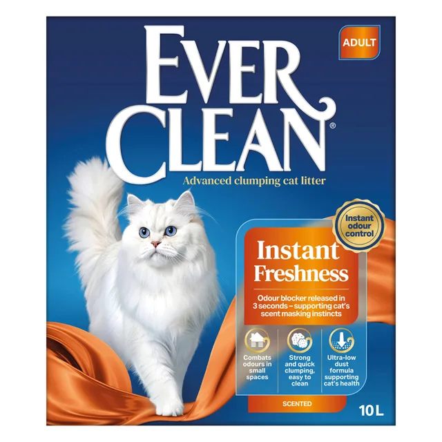 Ever Clean® Fast Acting Odour Control hrudkující kočkolit - 2 x 10 l