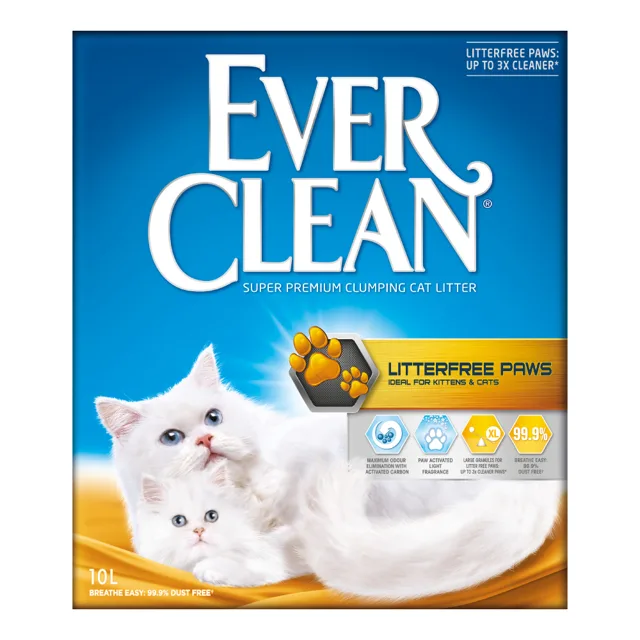 Ever Clean® Litterfree Paws kočkolit - 2 x 10 l