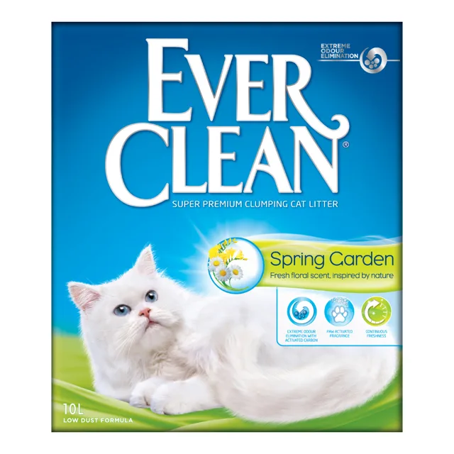 Ever Clean® Spring Garden hrudkující kočkolit - 2 x 10 l