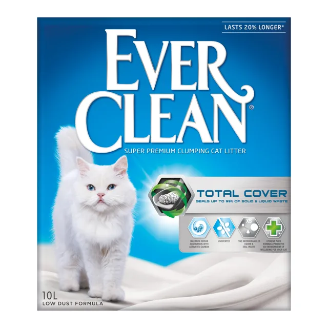 Ever Clean® Total Cover hrudkující kočkolit - bez parfémů - 10 l