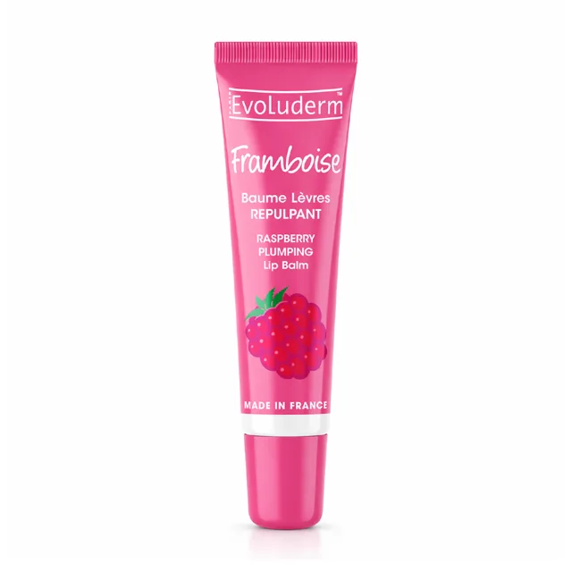 Evoluderm Balzám na rty s příchutí malin 15 ml
