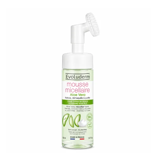 Evoluderm Čisticí micelární pěna s Aloe Vera 150 ml