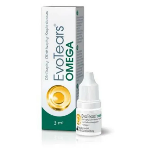 EVOTEARS Omega oční kapky 3 ml
