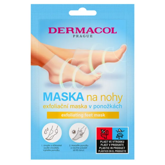 Exfoliační maska na nohy v ponožkách Dermacol - Oficiální e-shop Dermacol