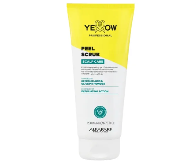 Exfoliační peeling pro hloubkové čistění pokožky hlavy Yellow Professional Scalp Care Peel Scrub - 200 ml + dárek zdarma