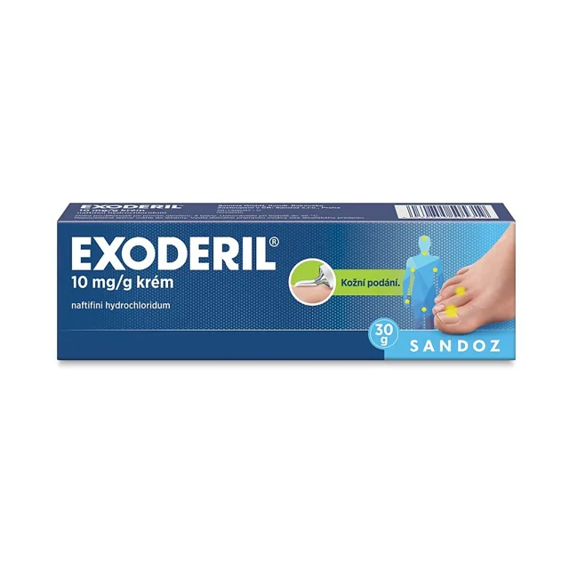 EXODERIL Krém 10 mg 30 g