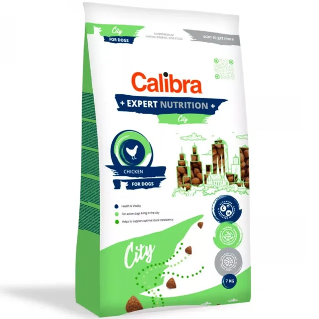 Expirace 11.8. 2026: Calibra Dog Expert Nutrition City 7 kg | P59660