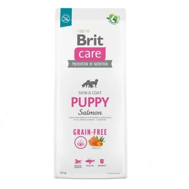 Expirace 13.6. 2026: Brit Care Dog Grain-free Puppy Salmon 12 kg | P59640