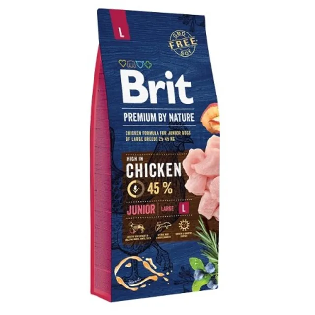 Expirace 21.7. 2026: Brit Premium by Nature Junior L 15 kg | P59708