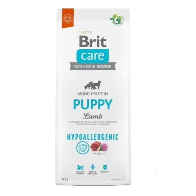 Expirace 22.3. 2026: Brit Care Dog Hypoallergenic Puppy Lamb 12 kg | P59336