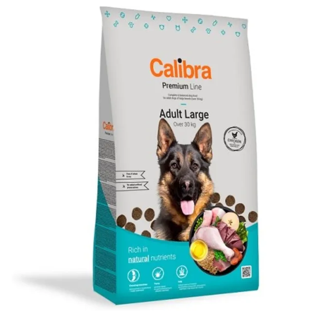 Expirace 25.8. 2026: Calibra Dog Premium Line Adult Large 12 kg | P59695