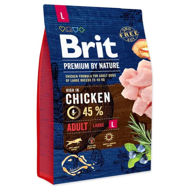Expirace 27.2. 2026: Brit Premium by Nature Adult L 3 kg | P59341