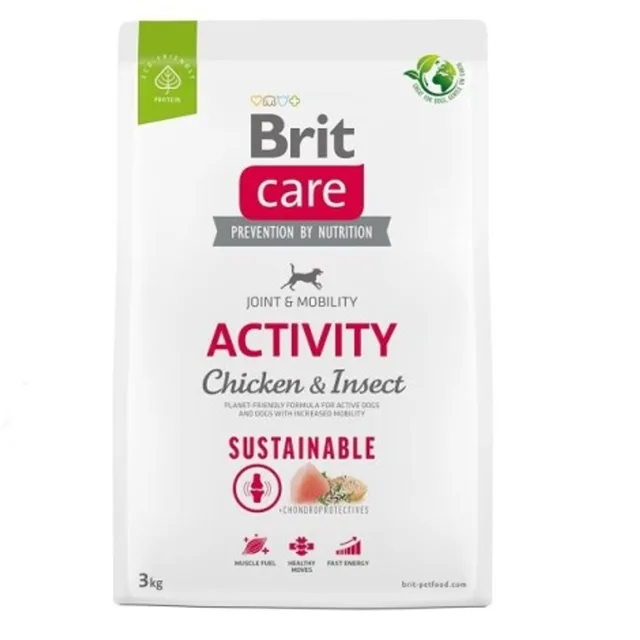 Expirace 30.4. 2026: Brit Care Dog Sustainable Activity Chicken & Insect 3 kg | P59348