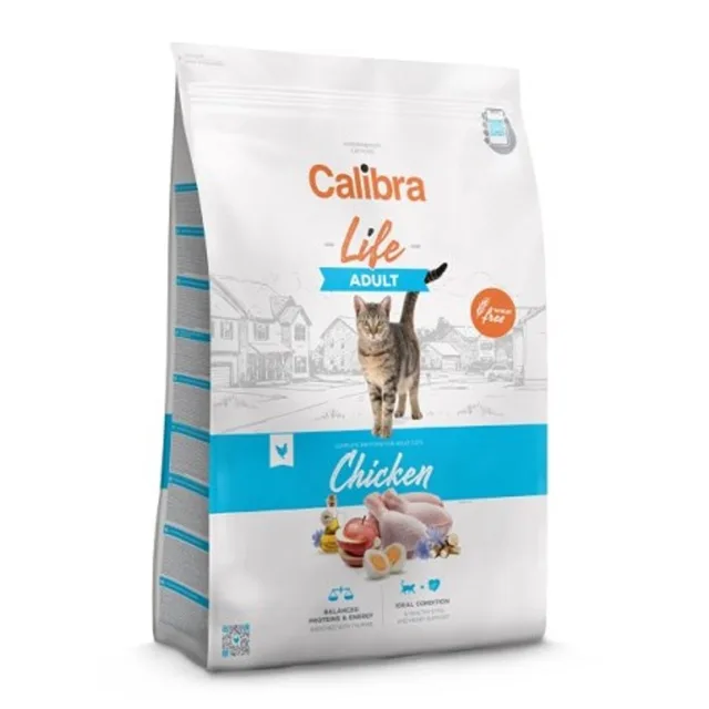 Expirace 30.7. 2026: Calibra Cat Life Adult Chicken 6 kg | P59658