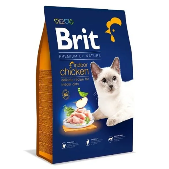 Expirace 4.6. 2026: Brit Premium Cat by Nature Indoor Chicken 8 kg | P59644