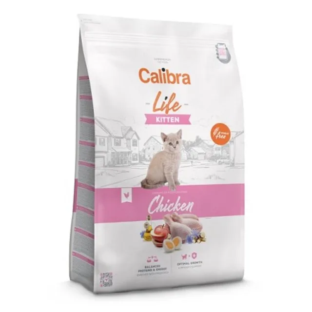 Expirace 4.6. 2026: Calibra Cat Life Kitten Chicken 6 kg | P59656