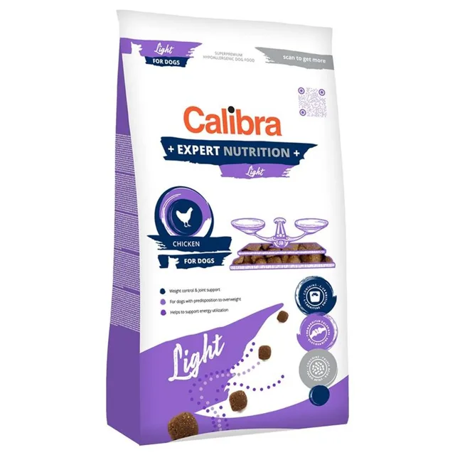 Expirace 5.7. 2026: Calibra Dog Expert Nutrition Light 2 kg | P59655